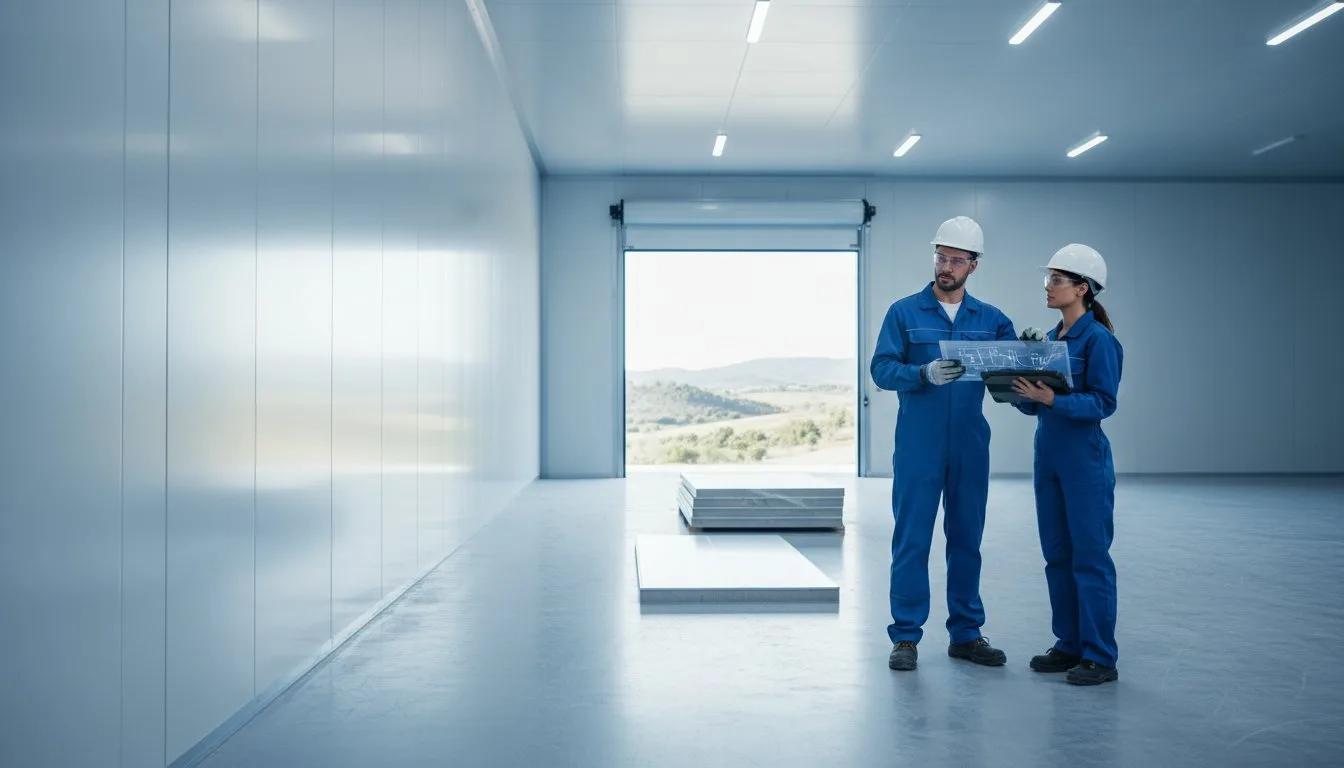 Ingenieros colaborando en obra